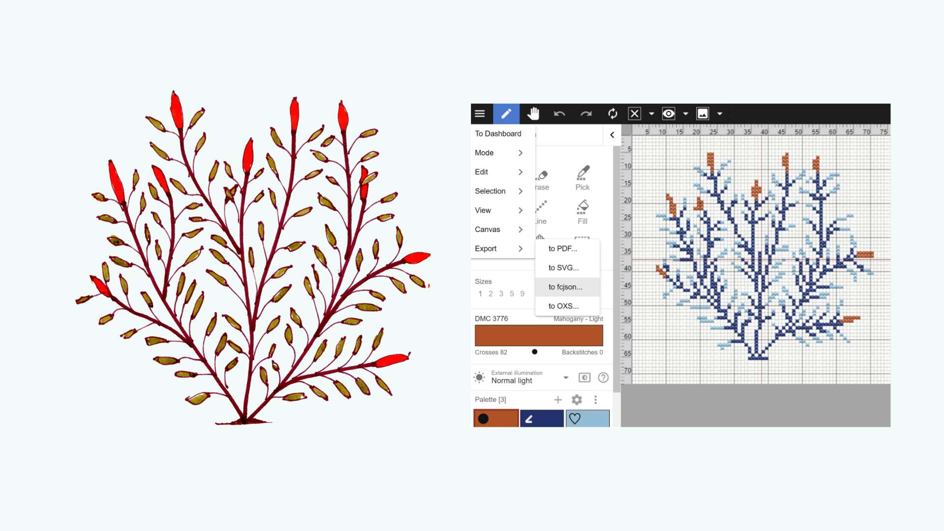 How To Create Cross Stitch Patterns In FlossCross