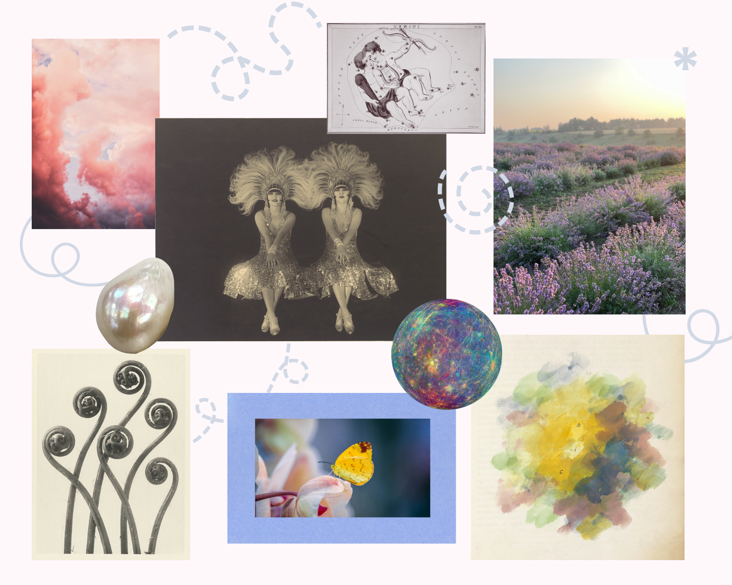 Gemini Season: A palette, a playlist, and free digital downloads