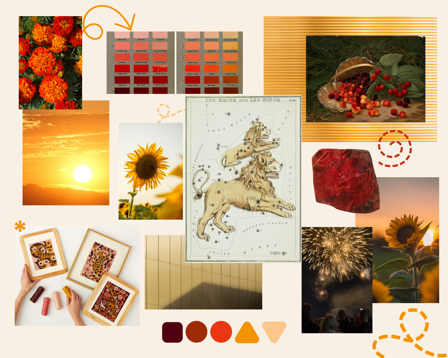 Welcome Leo Season: A palette, a playlist, and free digital downloads