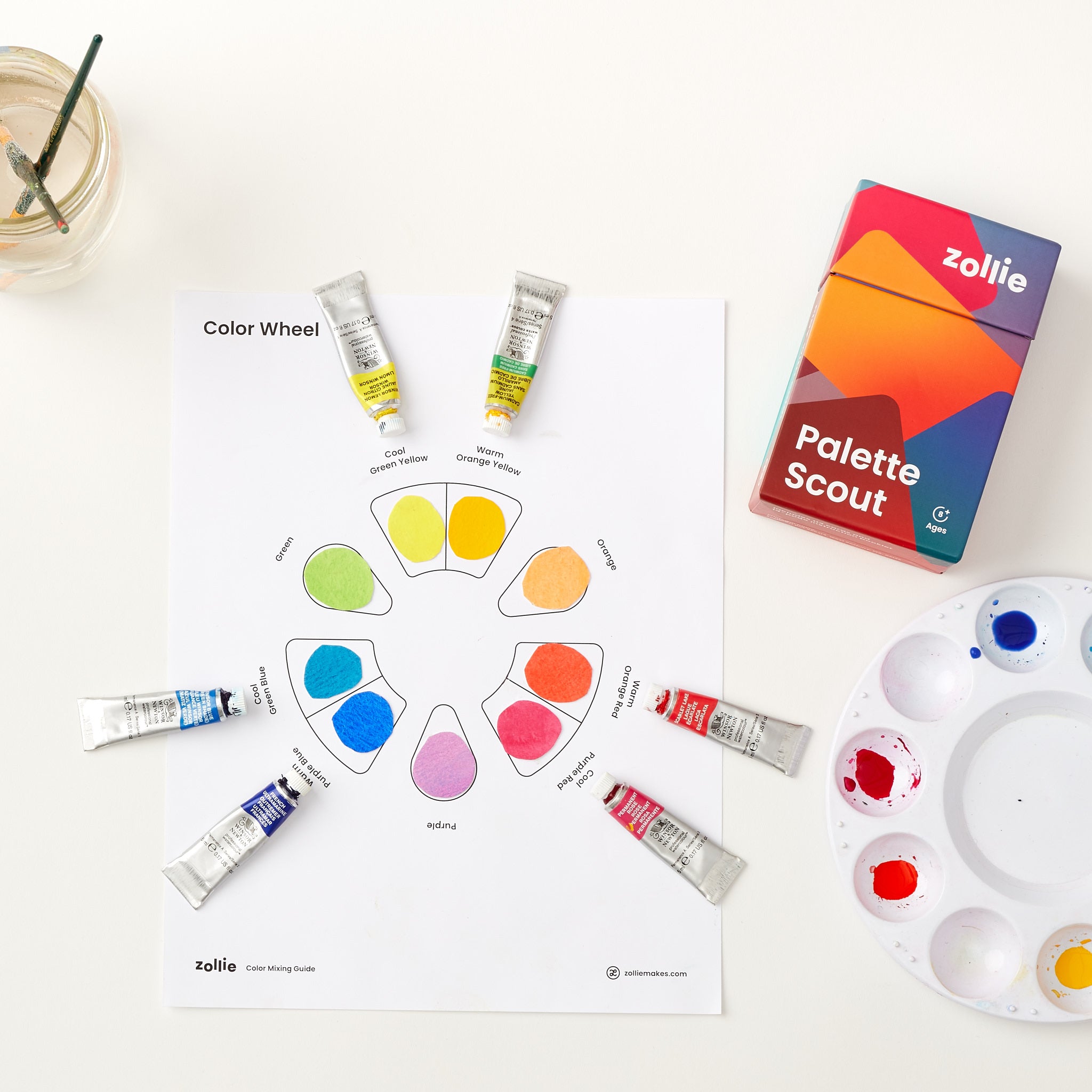 Roue Des Couleurs & Guide De Mélange - Palette Magique Pour Artistes Et Créatifs