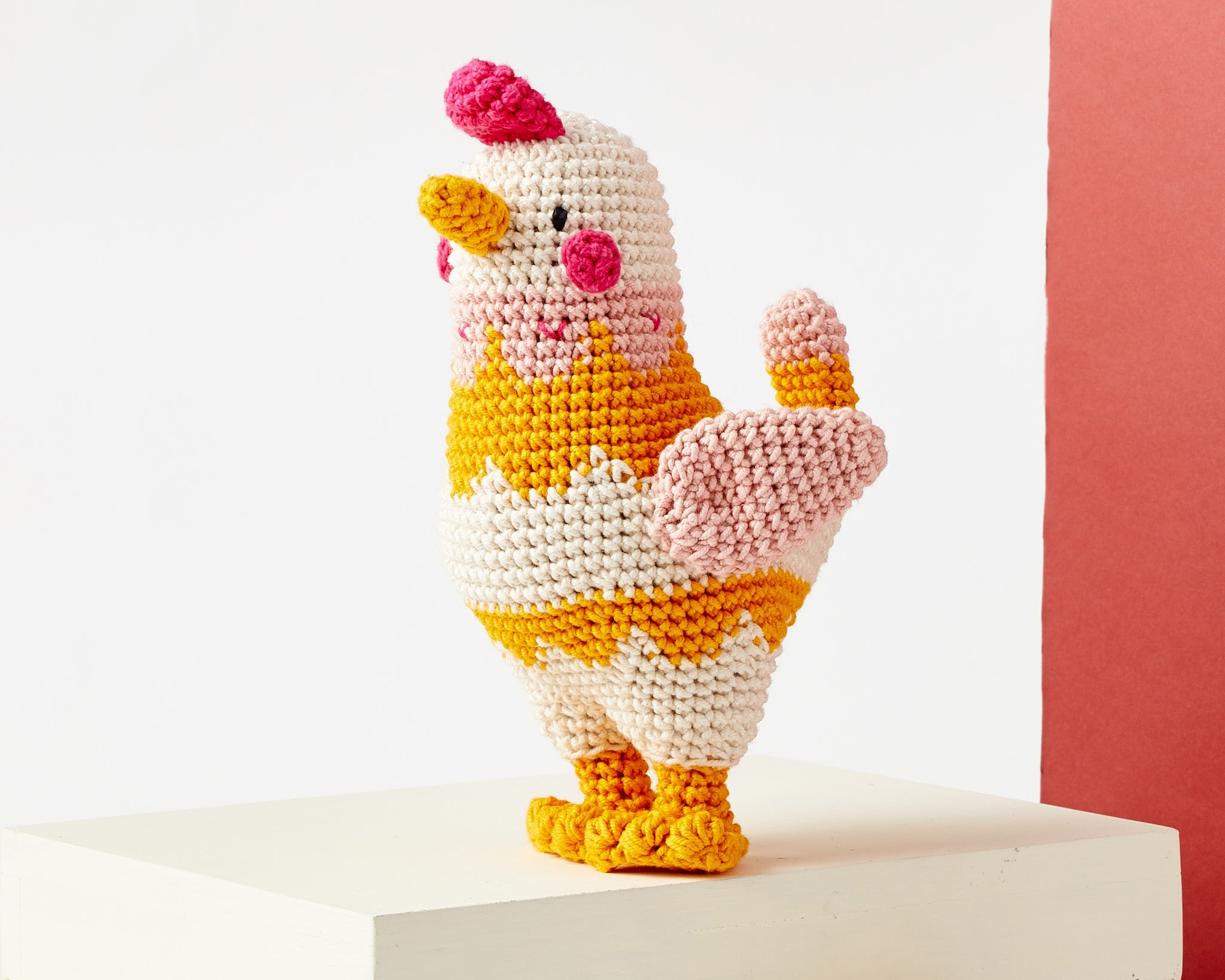 Otto Bear and Loretta Chicken Crochet Pattern