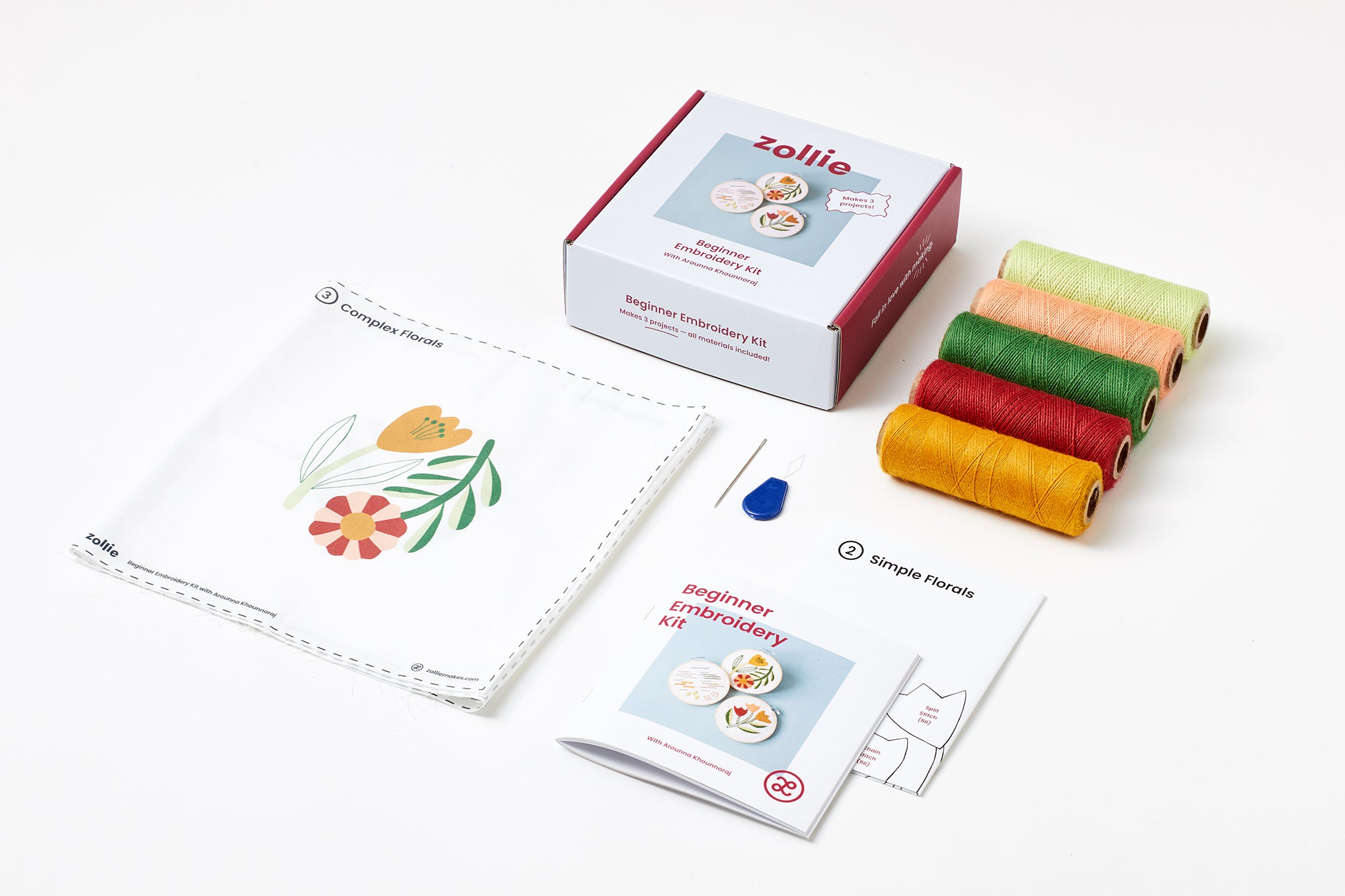 Learn to Embroider - Kit + Video Guide